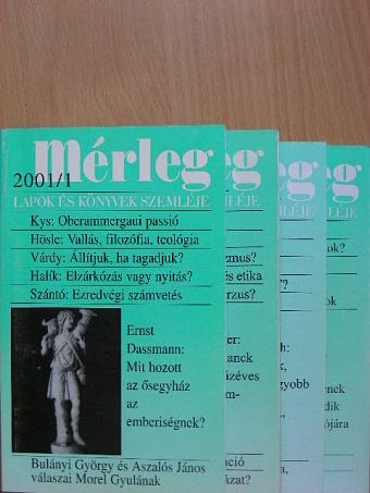 A. B. Ofm Wolter - Mérleg 2001/1-4. [antikvár]