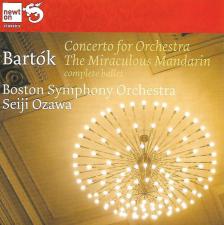 BARTÓK - CONCERTO, MIRACULOUS MANDARIN CD OZAWA, BOSTON SYMPHONY ORCHESTRA