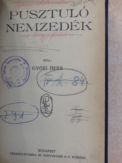 Győri Imre - Pusztuló nemzedék [antikvár]