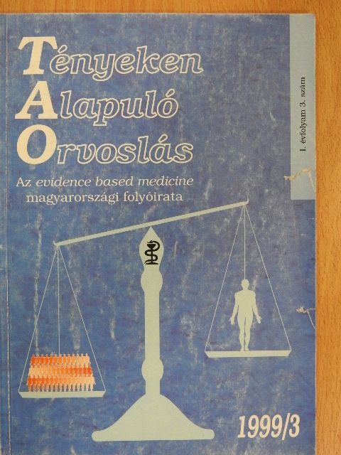 Dr. Ablonczy Mária - Tényeken alapuló orvoslás 1999/3. [antikvár]