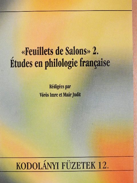 Ádám Anikó - «Feuillets de Salons» 2. [antikvár]