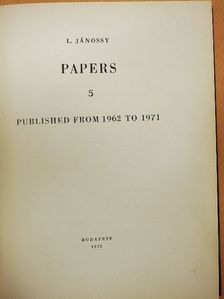 A. Werner - Papers 5. [antikvár]