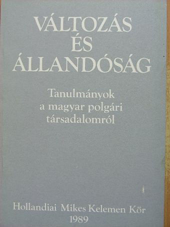 Czigány Imre - Változás és állandóság [antikvár]