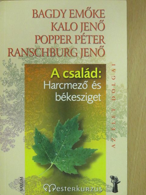 Bagdy Emőke - A család: harcmező és békesziget [antikvár]