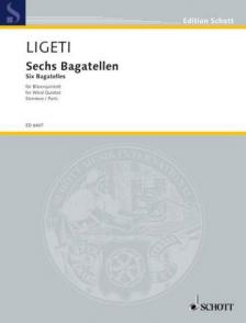 LIGETI - SECHS BATAGELLEN FÜR BLAESERQUINTETT