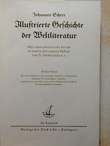 Johannes Scherr - Illustrierte Geschichte der Weltliteratur I. [antikvár]