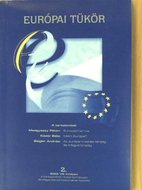 Benedek Tamás - Európai Tükör 2003/2. [antikvár]