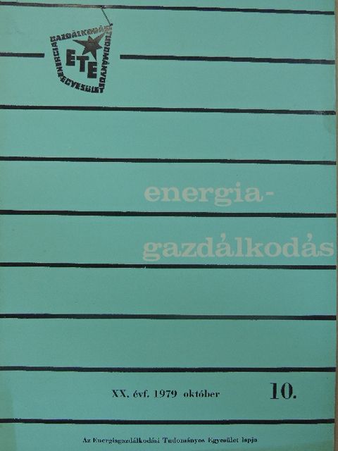 Boschan Éva - Energiagazdálkodás 1979. október [antikvár]
