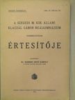 Dr. Benkő István - A Szegedi M. Kir. Állami Klauzál Gábor Reálgimnázium harmincegyedik értesítője [antikvár]