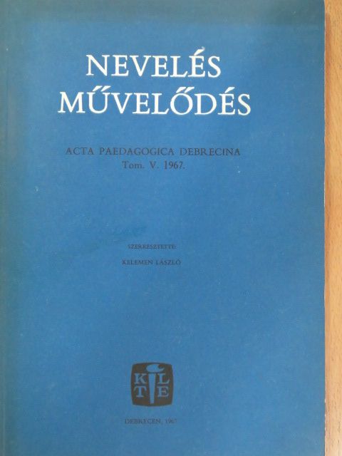 Ágoston György - Nevelés, művelődés [antikvár]