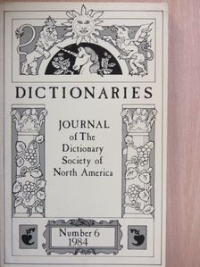 Charles F. Meyer - Dictionaries 6/1984 [antikvár]