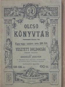 Erdélyi Zoltán - Vesztett boldogság [antikvár]