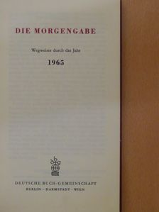 Die Morgengabe [antikvár]