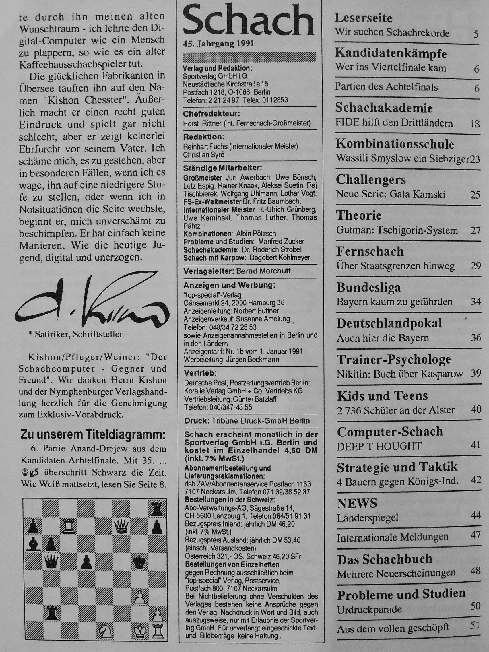 Dr. philos. Wilhelm Engel - Schach september 2. 1950. [antikvár]