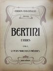 H. Bertini - Clavier Etuden I. [antikvár]