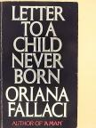 Oriana Fallaci - Letter to a Child Never Born [antikvár]