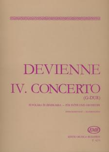 DEVIENNE,FRANCOIS - IV.CONCERTO G-DUR FUVOLÁRA ÉS ZENEKARRA,ZONGORAKIVONAT