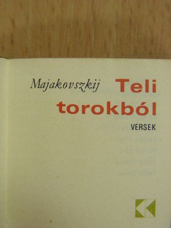 Majakovszkij - Teli torokból (minikönyv) [antikvár]