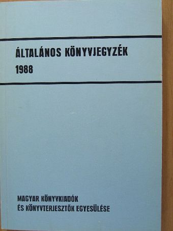Általános könyvjegyzék 1988 [antikvár]