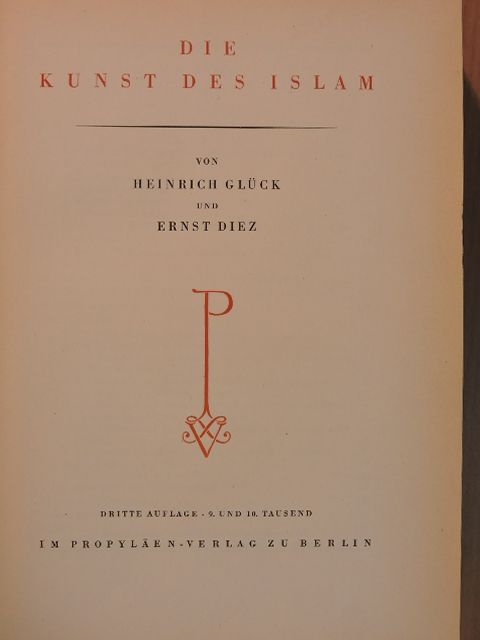 Ernst Diez - Die Kunst des Islam [antikvár]