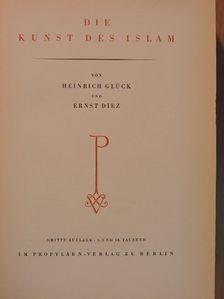 Ernst Diez - Die Kunst des Islam [antikvár]