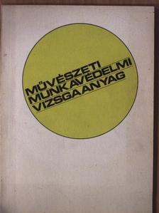 Művészeti munkavédelmi vizsgaanyag [antikvár]