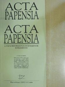 Adriányi Gábor - Acta Papensia 2001/1-4. [antikvár]