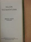 Francois Villon - Villon testamentuma [antikvár]