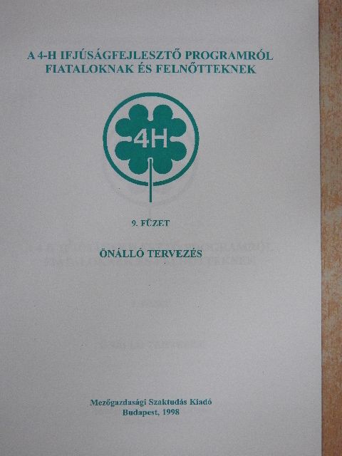Bényei Sándor - Önálló tervezés [antikvár]