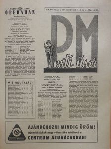 Márton Vera - Pesti Műsor 1971. december 17-23-ig [antikvár]