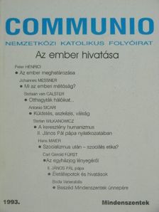 Antonio Sicari - Communio 1993. Mindenszentek [antikvár]