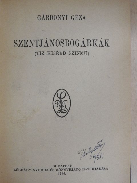 Gárdonyi Géza - Szentjánosbogárkák [antikvár]