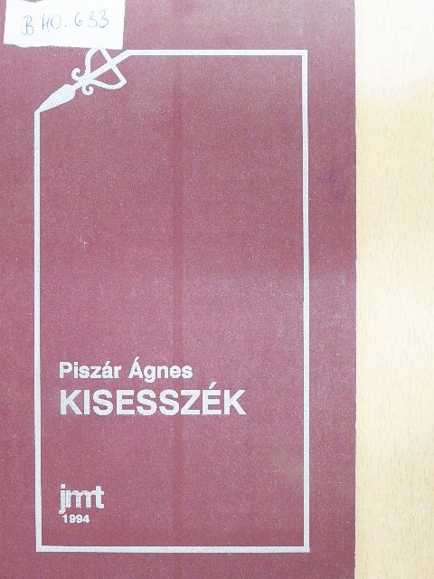 Piszár Ágnes - Kisesszék [antikvár]