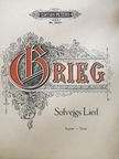 Edvard Grieg - Beliebte Lieder für eine Singstimme und Klavier [antikvár]