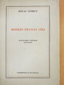 Alfred Droin - Modern francia lira [antikvár]