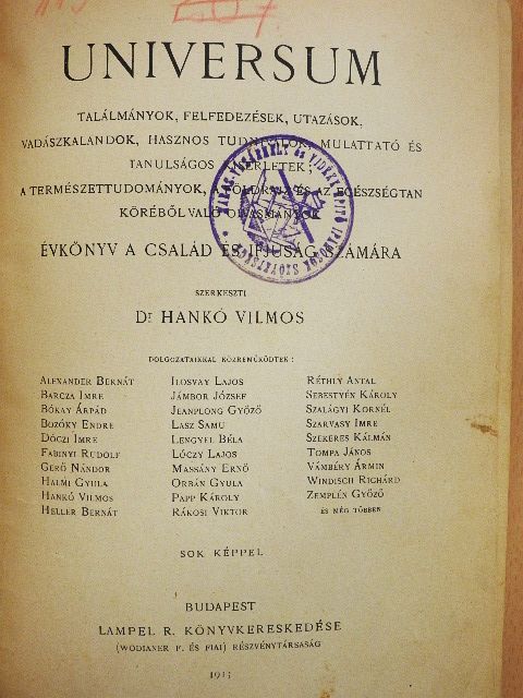 Barcza Imre - Universum VI. [antikvár]