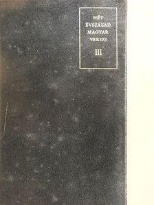 Medgyes Lajos - Hét évszázad magyar versei III. (töredék) [antikvár]