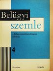 Czövek Imre - Belügyi szemle 1969. április [antikvár]