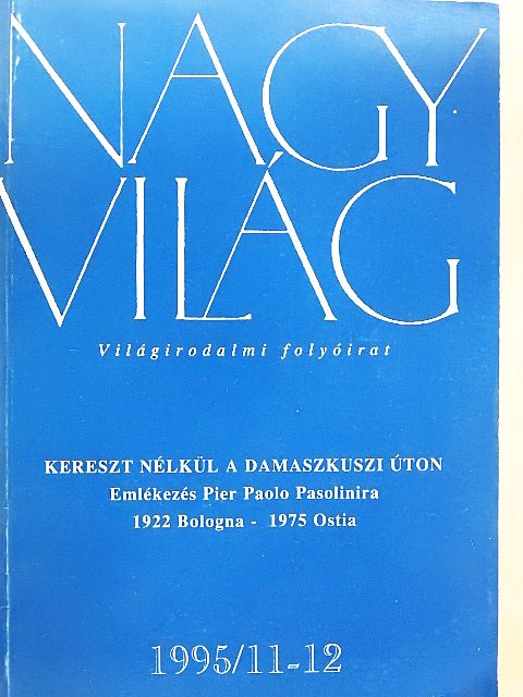 Dobai Péter - Nagyvilág 1995. november-december [antikvár]