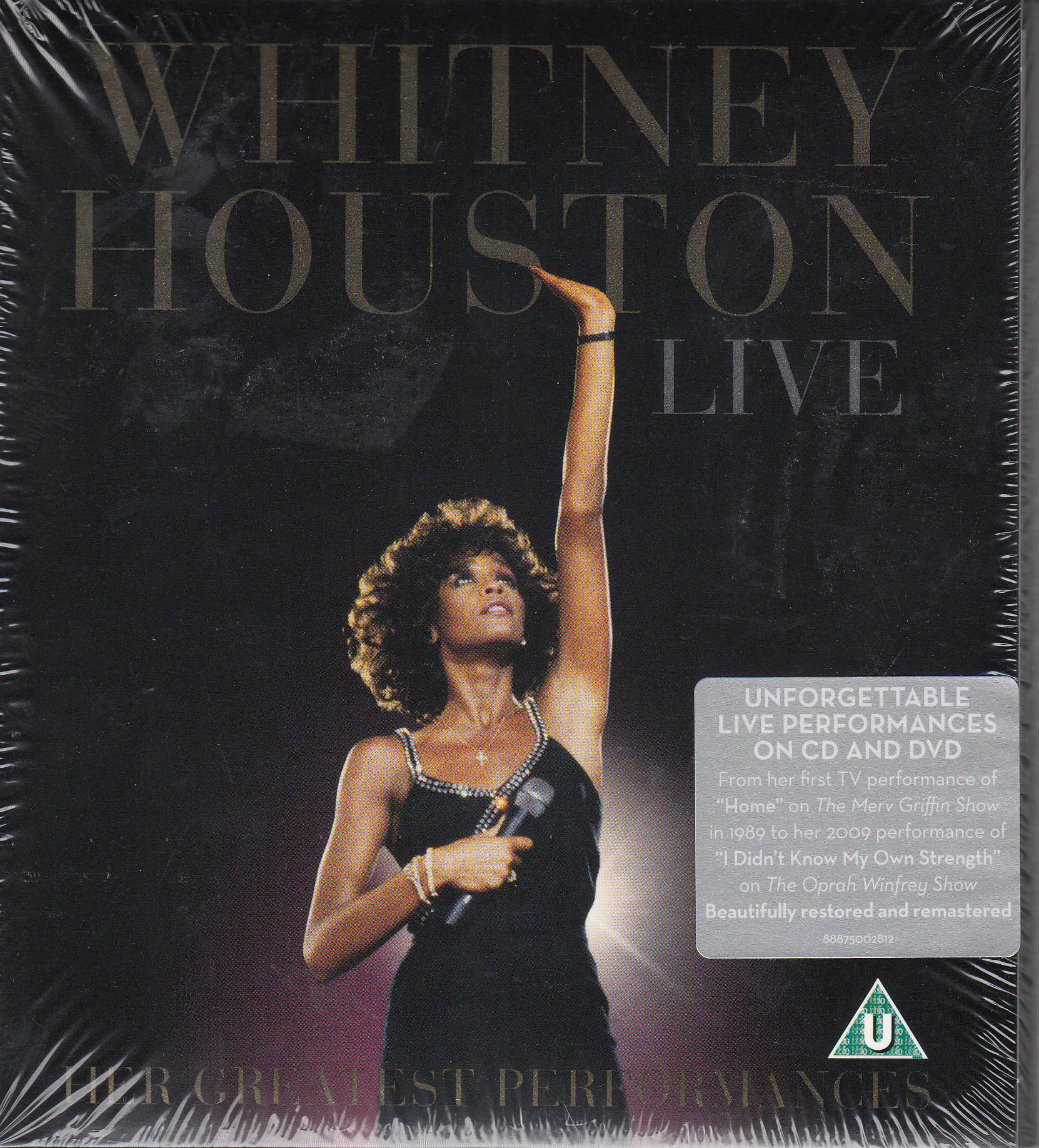 WHITNEY HOUSTON LIVE CD+DVD HER GREATEST PERFORMANCES