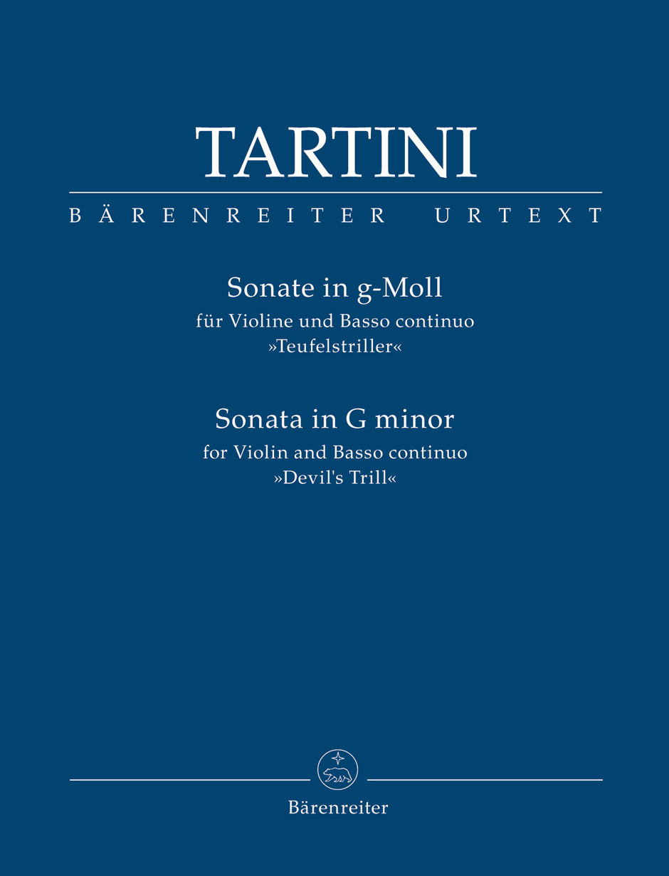 TARTINI - SONATE IN g-MOLL FÜR VIOLINE UND BASSO CONTINUO "TEUFELSTRILLER