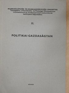 Hollósné Dr. Veres Anna - Politikai gazdaságtan [antikvár]