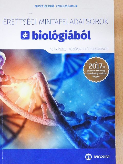 Berger Józsefné - Érettségi mintafeladatsorok biológiából [antikvár]