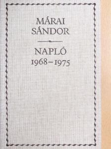 Márai Sándor - Napló 1968-1975 [antikvár]