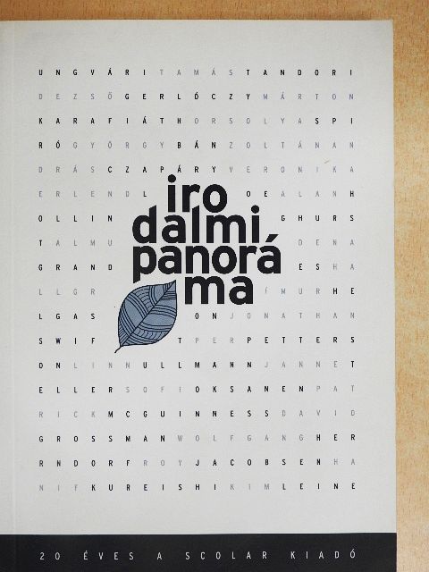 Alan Hollinghurst - Irodalmi panoráma [antikvár]