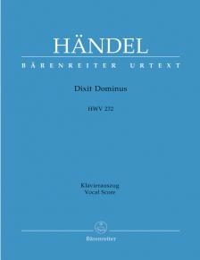 HAENDEL - DIXIT DOMINUS HWV 232 KLAVIERAUSZUG NACH DEM URTEXT DER HALLISCHEN  HAENDEL-AUSG. (A. KÖHS)