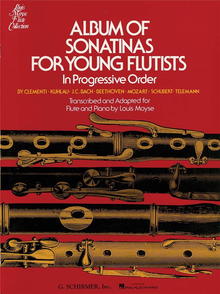 ALBUM OF SONATINAS FOR YOUNG FLUTIST IN PROGRESSIVE ORDER (MOYCE)