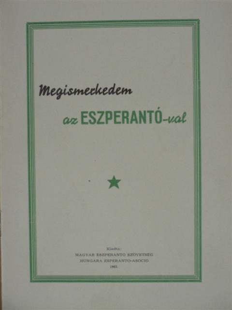 Megismerkedem az eszperantóval [antikvár]