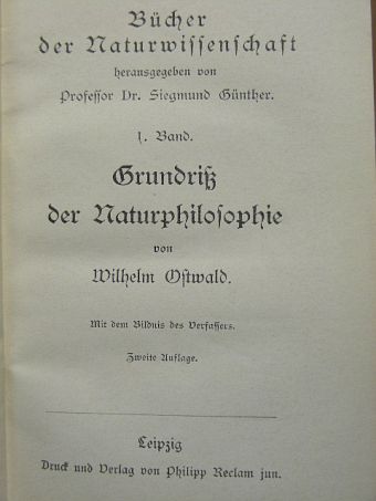 Dr. Siegmund Günther - Grundriss der Naturphilosophie/Geschichte der Naturwissenschaften I-II. (gótbetűs) [antikvár]