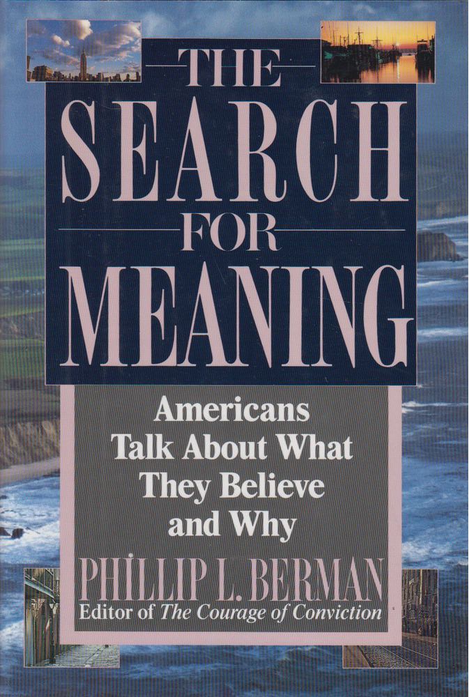 Berman, Phillip L. - The Search for Meaning [antikvár]